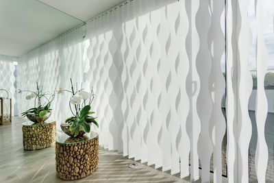 Verticale lamelgordijnsystemen, SG 2910, Multi Visio, Private Home, Poole Dorset, United Kingdom, Vertical Waves