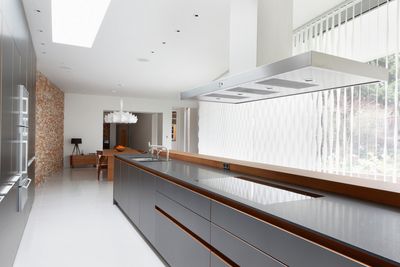 Verticale lamelgordijnsystemen, SG 2960, Multi Visio, Room shot "Highgate Home", London, UK, Vertical Waves