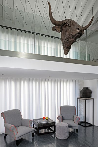 Gordijnsystemen, SG 7630, Colorama 1, Room shot "Barn Conversion", Oxfordshire, United Kingdom, Wave