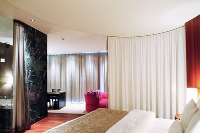 Systèmes de rideaux, Customer Fabrics, Room shot "Hotel Park Weggis", Switzerland