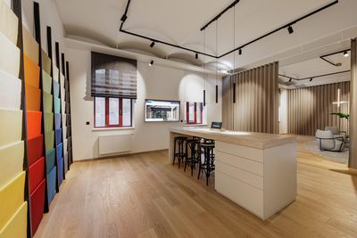 Systèmes rideaux drapés, SG 2355, Colorama 1 Alu, Studio Vienna, Austria