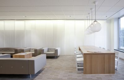 Systèmes parois japonaises, SG 2700, Colorama 1, Room shot "DLA Piper",Amsterdam, the Netherlands