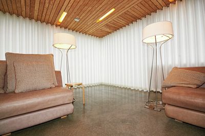Gordijnsystemen, SG 3840, Colorama 2, Room shot "Dune House", Thorpeness, Suffolk, United Kingdom, Wave