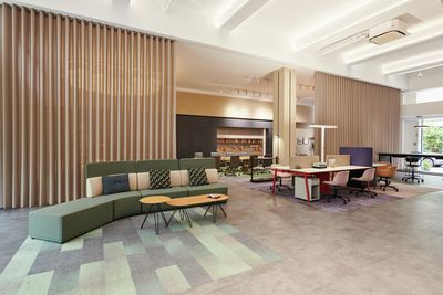 Elektrisch bediende gordijnsystemen, SG 5600, Colorama 2, UFOU Showroom, Shanghai, China