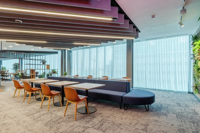 Systèmes de rideaux, SG 5600, Colorama 1, Virgin Money, Glasgow, Scotland, United Kingdom