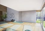 Gordijnsystemen, SG 3870, Yoga room, recessed curtain track Gordijnsystemen, SG 3870, Yoga room, recessed curtain track