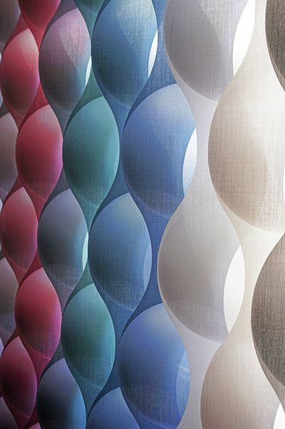 Systèmes de rideaux à bandes verticales, SG 2910, Multi Visio, 3D Vertical Waves