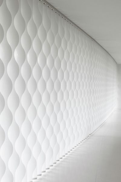 Verticale lamelgordijnsystemen, SG 2950, Multi Visio, Room shot "Highgate Home", London, UK, Vertical Waves