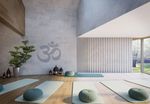 Gordijnsystemen, SG 3870, Yoga room, recessed curtain track Gordijnsystemen, SG 3870, Yoga room, recessed curtain track