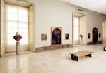 Systèmes rideaux drapés, Customer Fabrics, Room shot "Museo di Capodimonte", Napoli, Italy